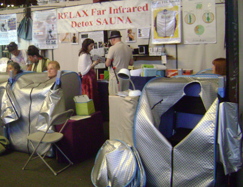 far infrared sauna at show