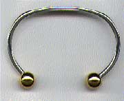solar bracelet - gold balls