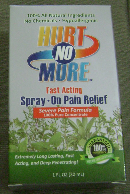 Hurt
          No More Analgesic Pain Relief Spray