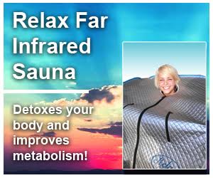 relax far infrared sauna banner