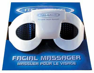 facial massager. reduce computer eye fatique