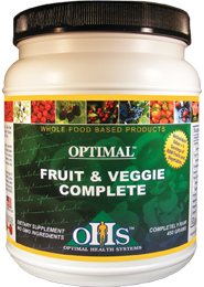 Optimal Health Systems Fruit and Veggie Complete Nutrition Powder